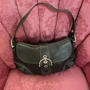 Classic Black Coach Purse